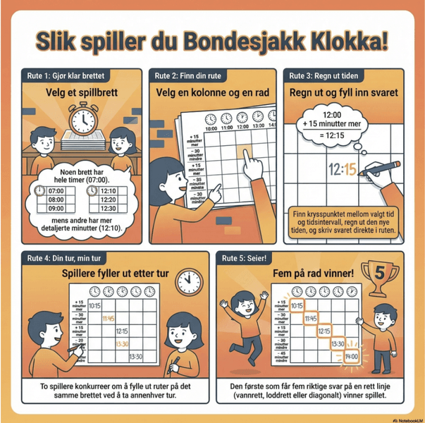 Bondesjakk | Klokka